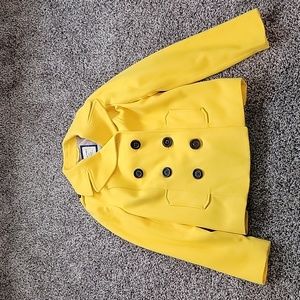 Yellow Pea Coat